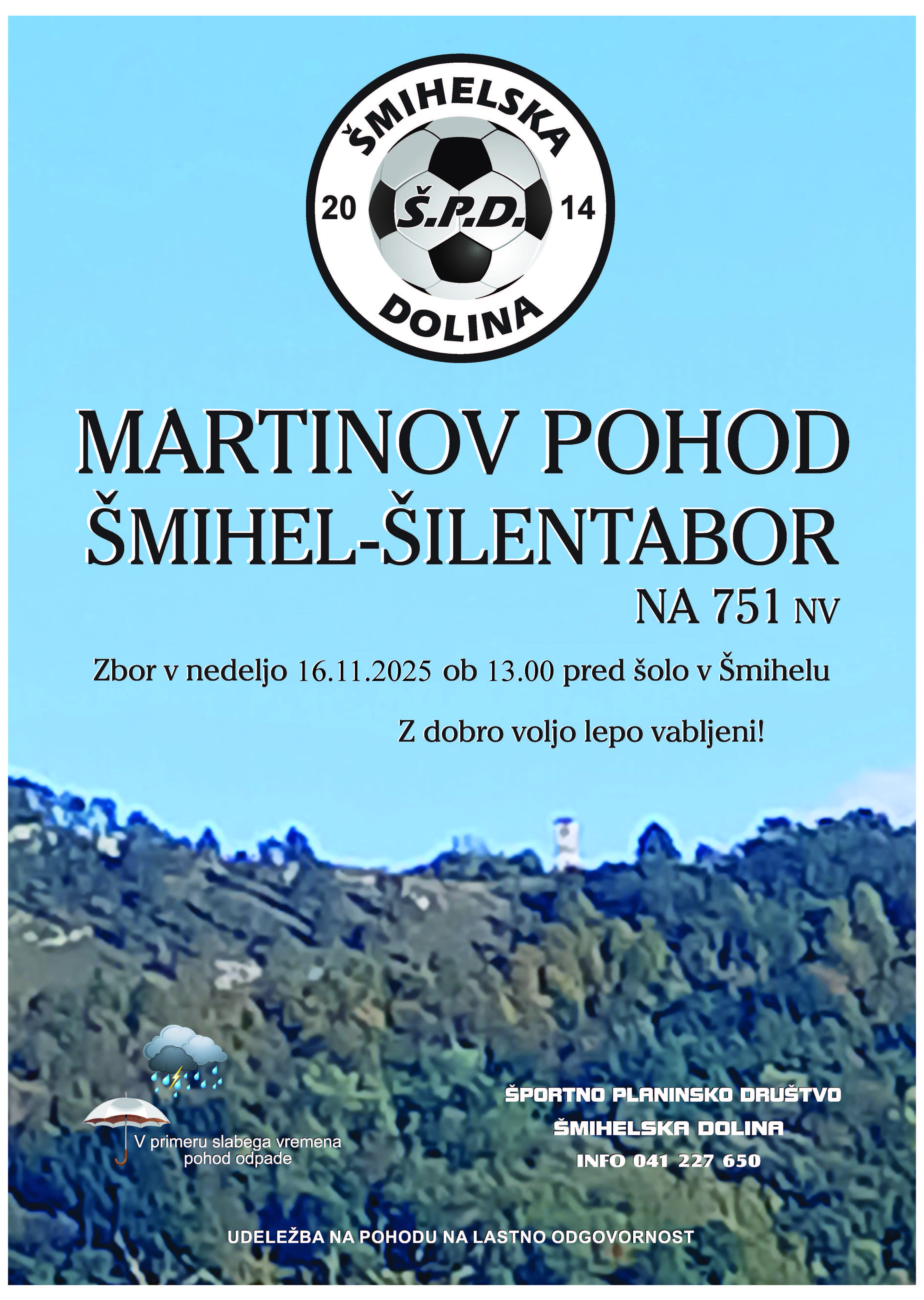 plakat Martinov pohod 2025